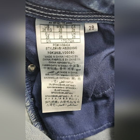 Guess Jeans Women's Low Rise Skinny Jeans Light Blue Size 28 - Picture 16 of 16